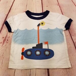 Crazy 8 submarine shirt 12/18 months